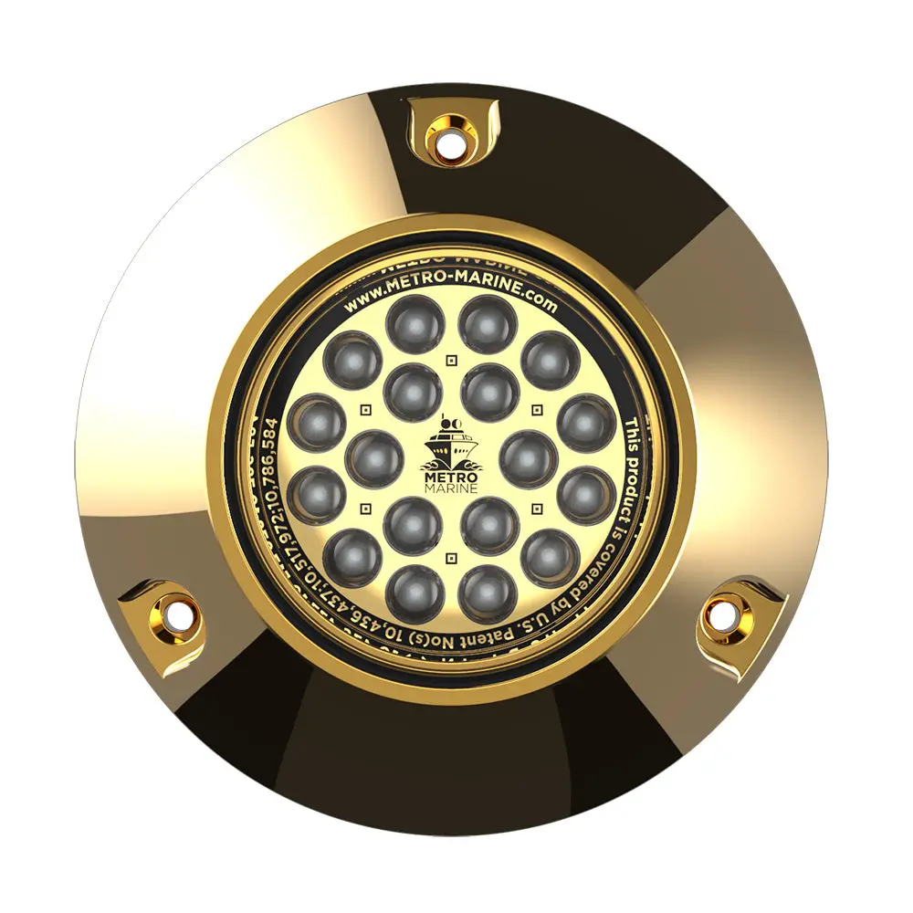 Metro Marine High-Output Submersible Underwater Light W/Intelligent Monochromatic Leds - Green, 90 Beam [F-Bmr1-G3-90] 1