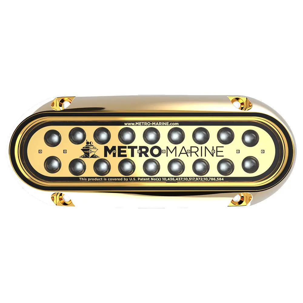 Metro Marine High-Output Elongated Underwater Light W/Intelligent Monochromatic Leds - Green, 45 Beam [F-Bme1-H-G3-45] 1