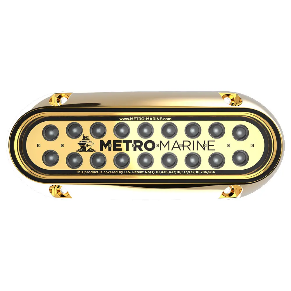 Metro Marine High-Output Elongated Underwater Light W/Intelligent Monochromatic Leds - Aqua, 90 Beam [F-Bme1-H-A3-90] 1
