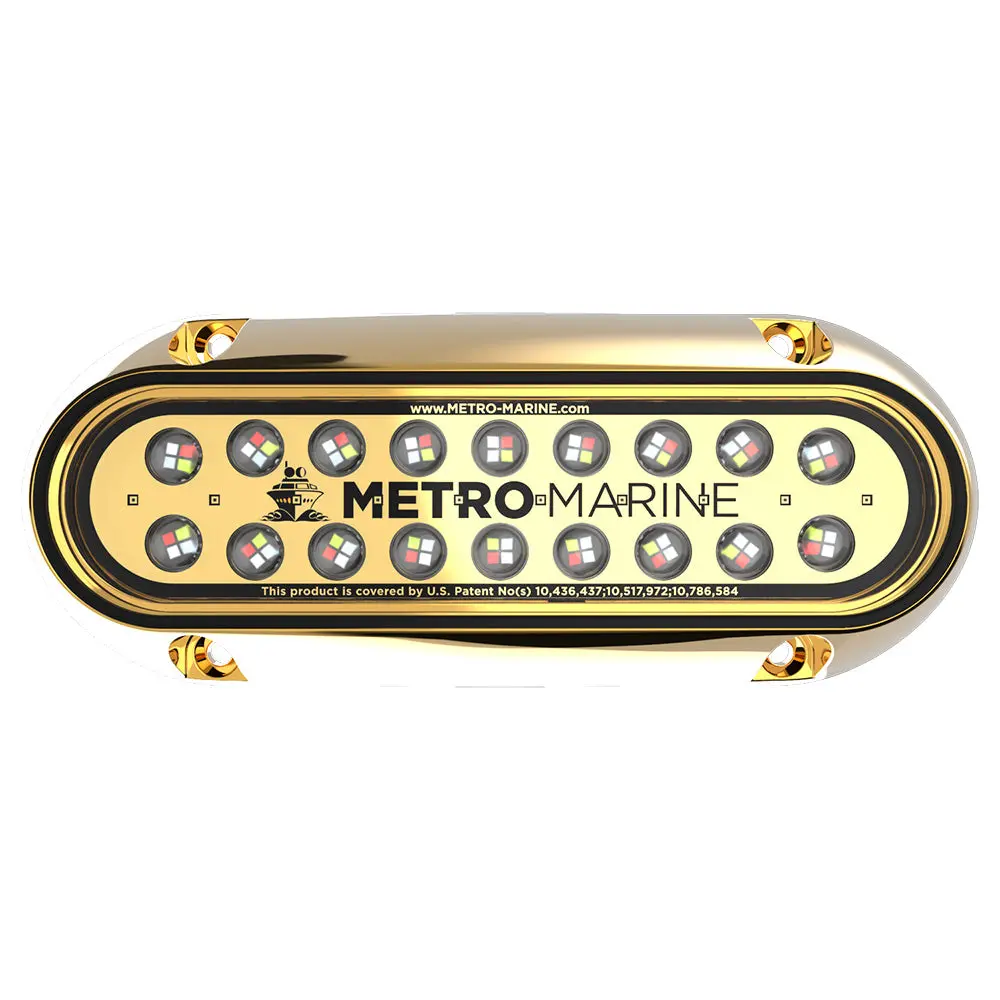Metro Marine High-Output Elongated Underwater Light W/Intelligent Full Spectrum Leds - Rgbw, 90 Beam [F-Bme1-H-Fs-90] 1
