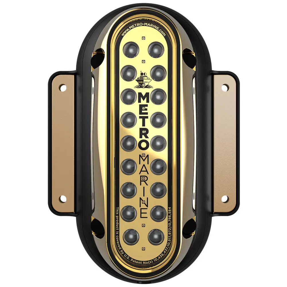 Metro Marine High-Output Vertical Surface Mount Light W/Intelligent Monochromatic Leds - Aqua, 90 Beam [F-Sme1-V-A3-90] 1