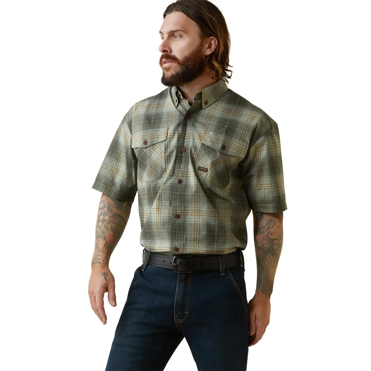 Ariat- Rebar Made Tough Durastretch Work Shirt 1