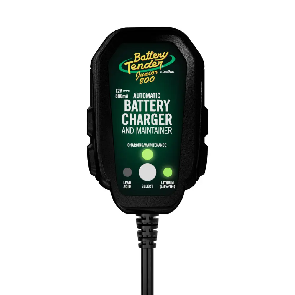 Battery Tender 12V, 800Ma Lead Acid/Lithium Selectable Battery Charger [022-0199-Dl-Wh] 1