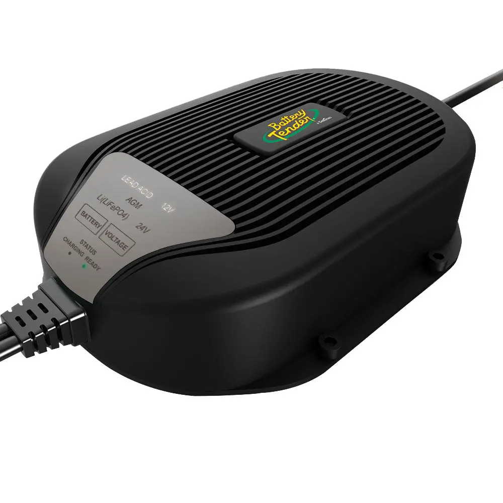 Battery Tender 12V/24V, 5/2.5A Weather Resistant Battery Charger [022-0258-Dl-Wh] 1