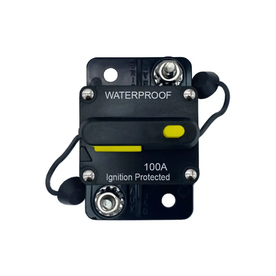 30A-300A Circuit Breaker Dc 12V-48V With Manual Reset, Waterproof, Fuse Inverter For Auto, Car, Trailer, Truck, Rv, Marine, Boat, Audio, Current Overload Protection 7