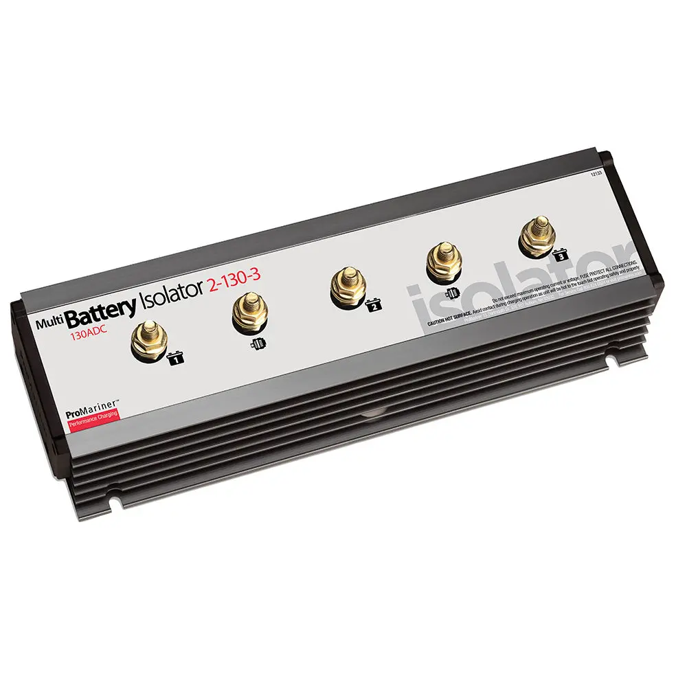Promariner Battery Isolator - 130 Amp - 2 Alternator - 3 Battery [12133] 1