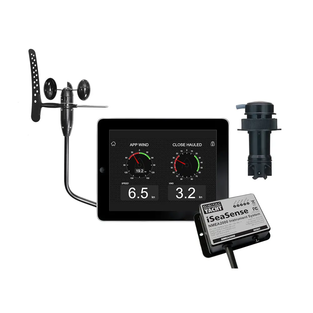 Digital Yacht Iseasense Wireless Speed Depth Temp Pack Plus Wind [Zdigisspk2] 1