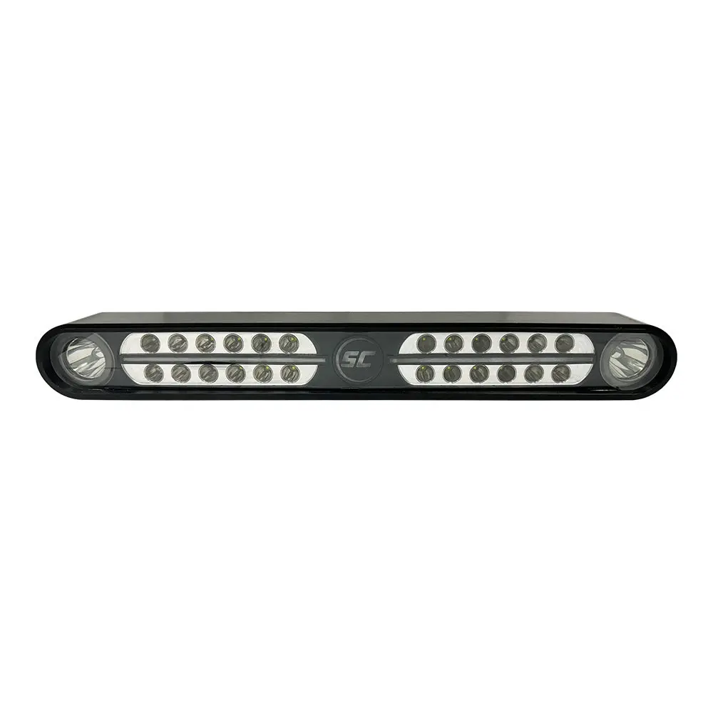 Shadow-Caster Eagle Ray Led Light Bar - Black Housing  Dual Optics [Scm-Eagle-Ray-Bk] 1