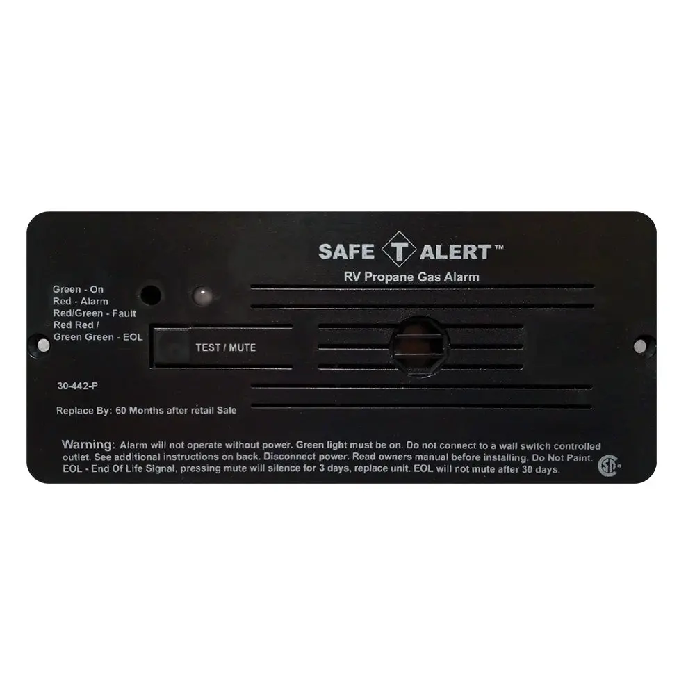 Safe-T-Alert 30 Series 12V Rv Propane Alarm - Black [30-442-P-Bl] 1