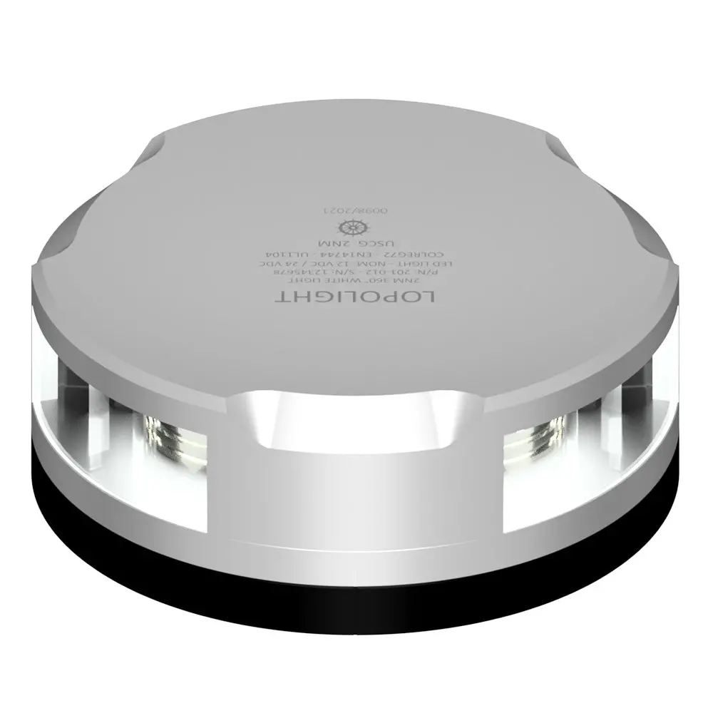 Lopolight 360-Degree Anchor Light - 2Nm - Silver Housing W/Fb Base [201-012-Fb] 1