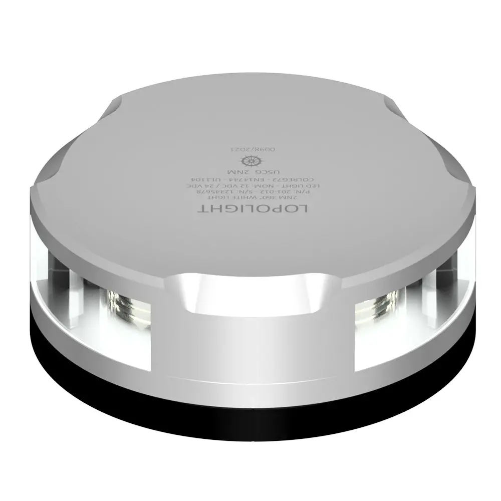Lopolight Masthead/360-Degree Light - 3Nm - Silver Housing W/Fb Base [201-021-Fb] 1
