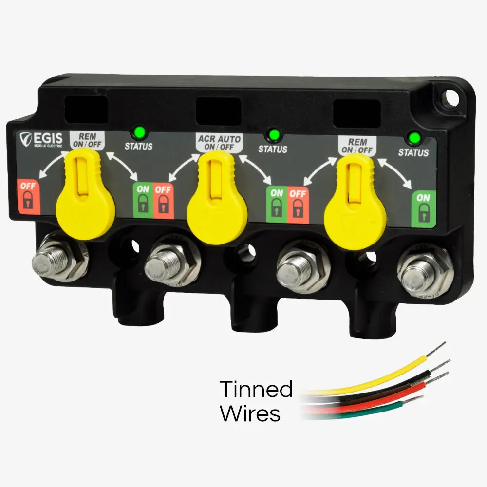 Egis Xd Series Triple Flex 2 Relay-Acr-Relay W/Knobs  Tinned Wires [8730-1535] 1