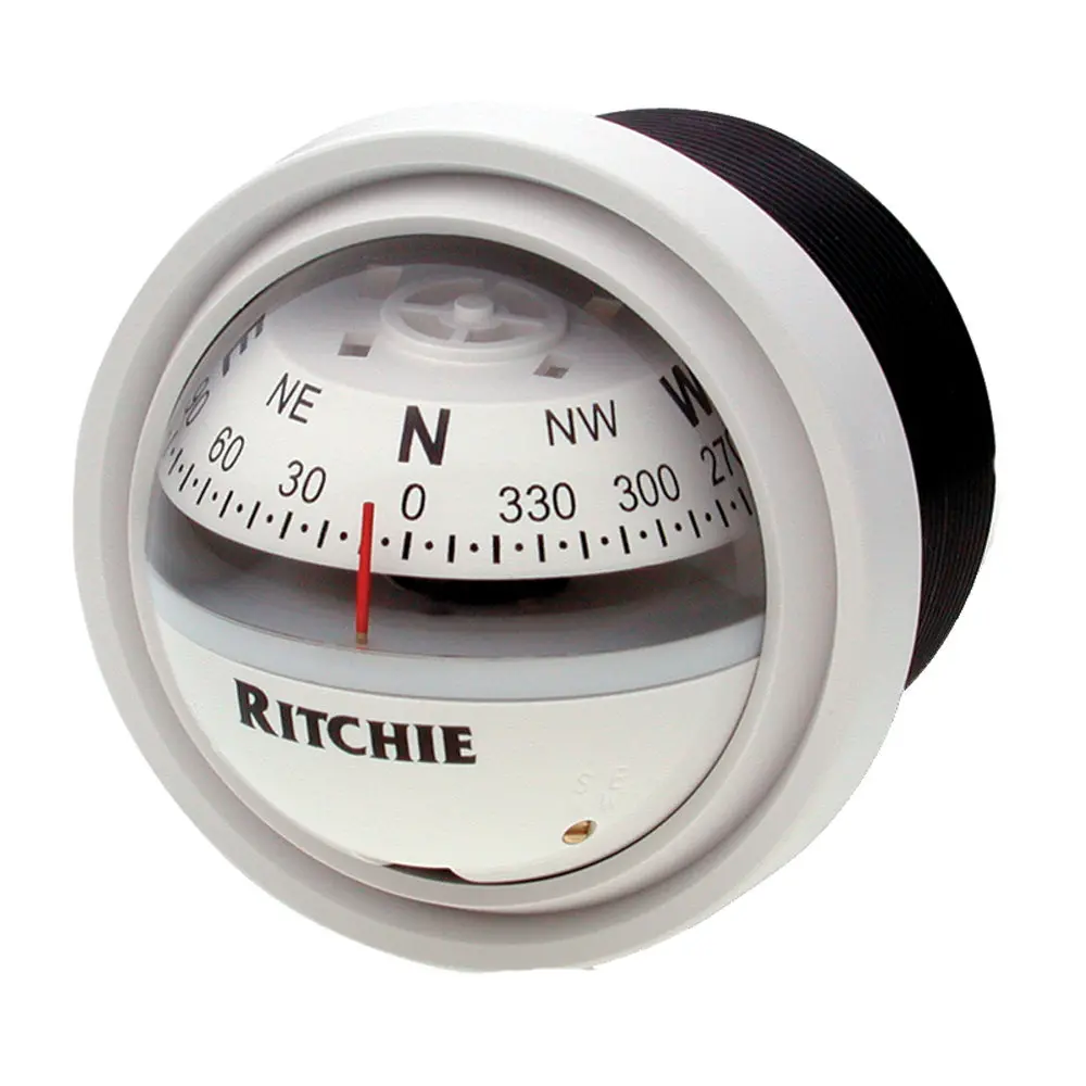 Ritchie V-57W.2 Explorer Compass - Dash Mount - White [V-57W.2] 1