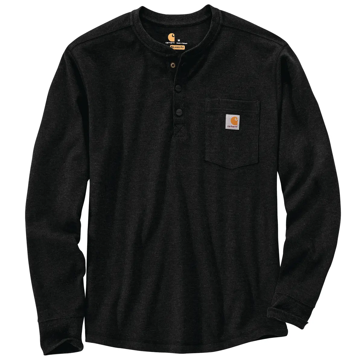 Carhartt Relaxed Fit Heavyweight Long Sleeve Henley Pocket Thermal Shirt 1