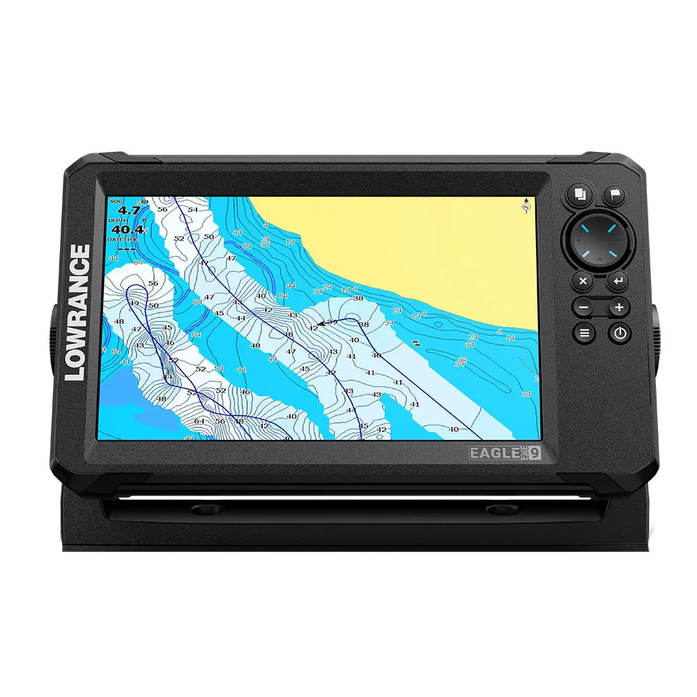 Lowrance Eagle Eye 9 Live W/T/M Transducer  C-Map Discover Chart [000-16232-001] 1