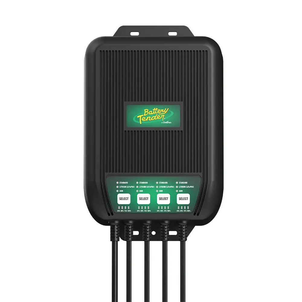 Battery Tender Wavecharge Pro 4-Bank 12V, 40 Amp Battery Charger [022-1009-Dl-Wh] 1