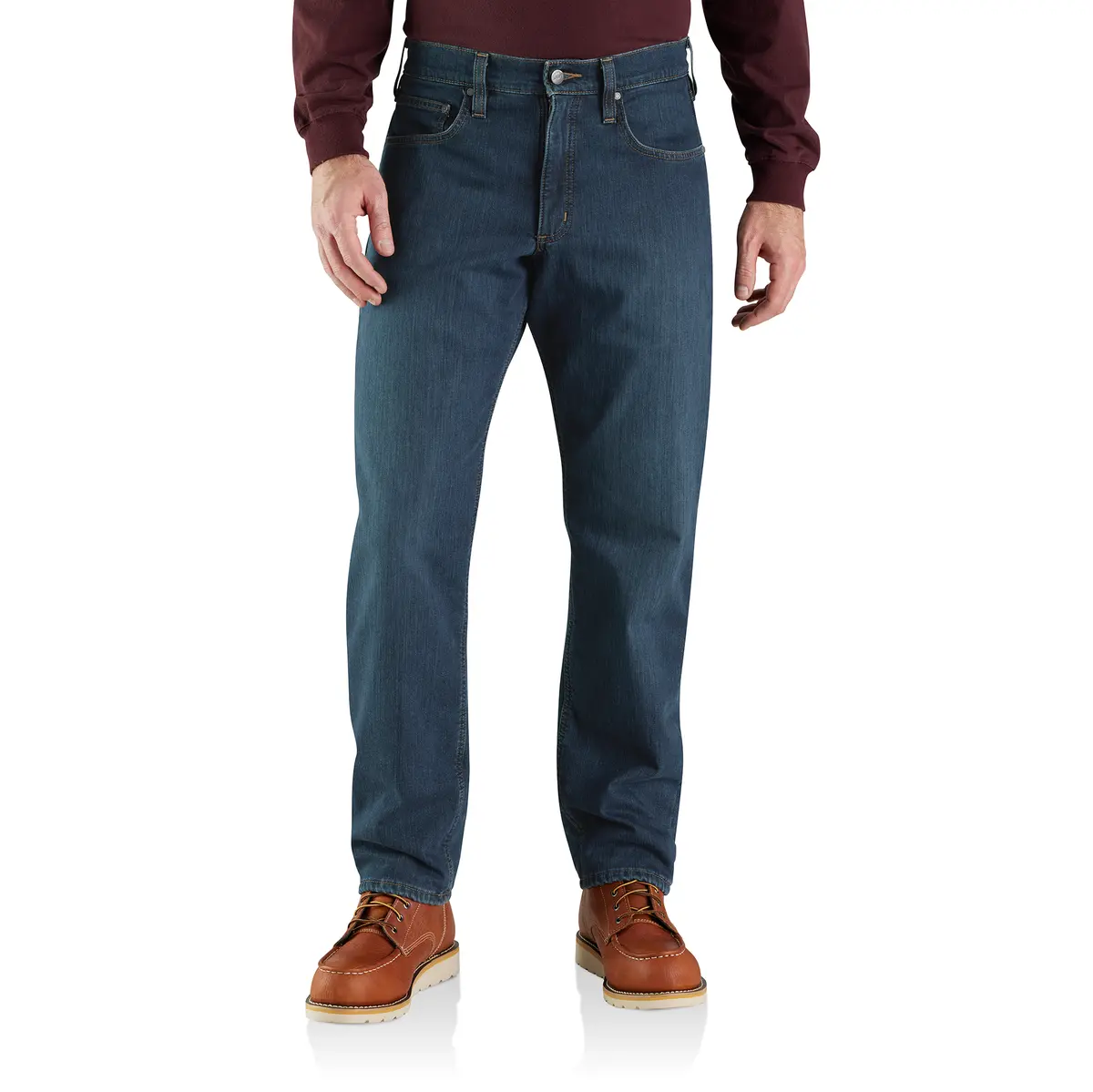 Carhartt Rugged Flex Relaxed Fit Fleece Lined 5 Pocket Jean 1