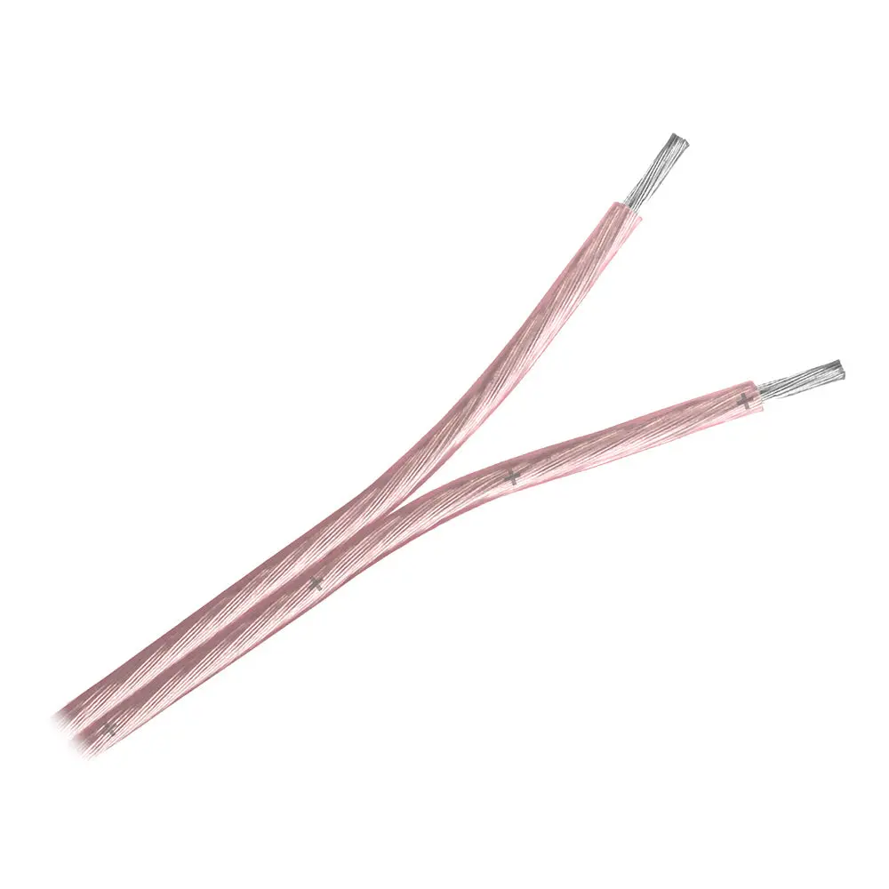 Pacer Clear 18/2 Awg Two Conductor Speaker Wire - 250' [W18-2Aclr-250] 1