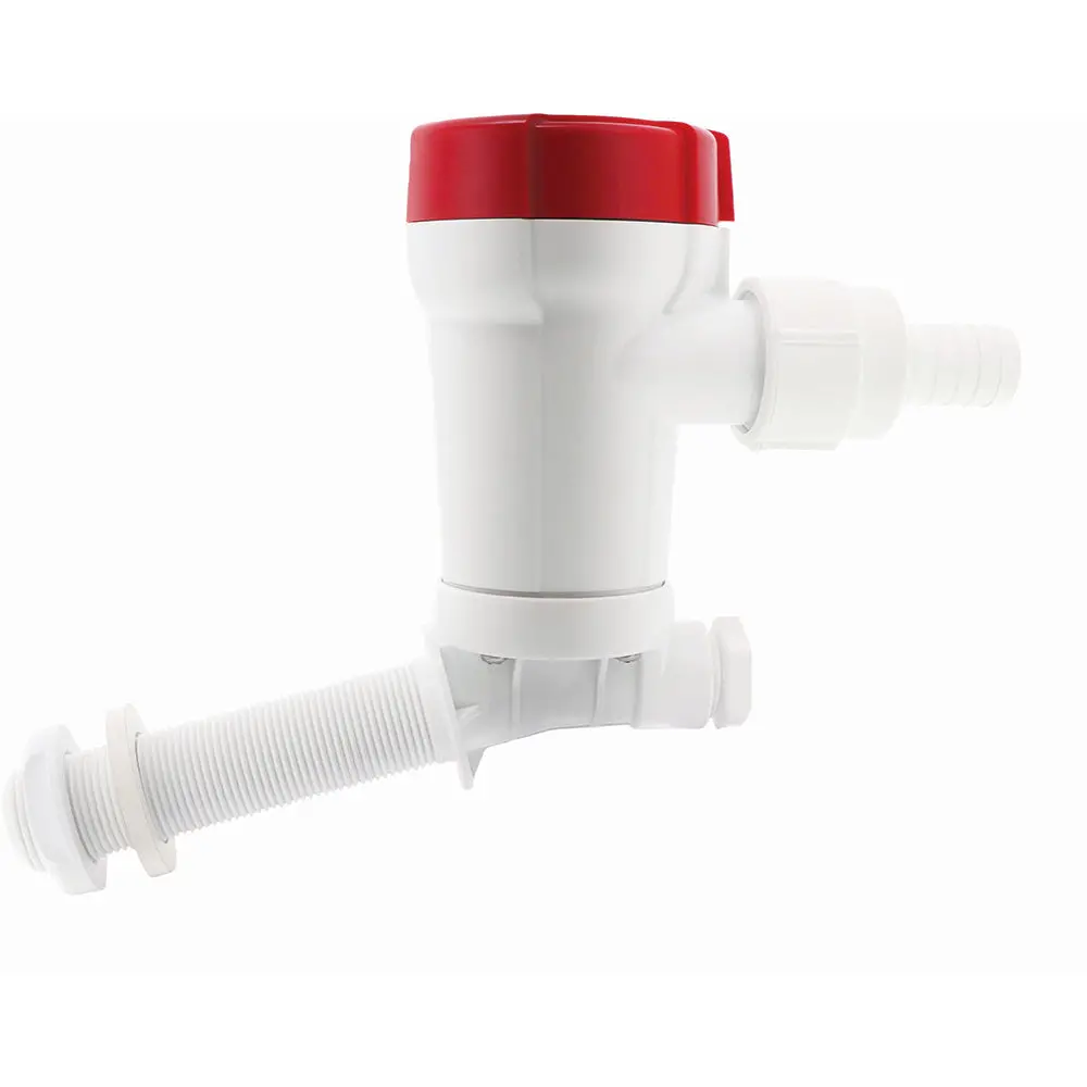 Rule 800 Gph Livewell Pump Angled Thru-Hull Inlet [603C] 1