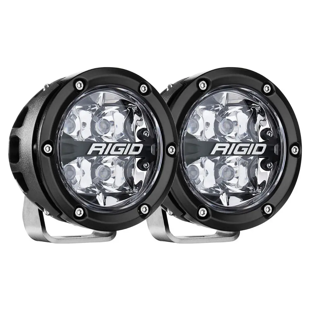 Rigid Industries 360-Series Rgbw 4" Offroad Spot Beam W/Rgbw Backlight Pods - Set Of 2 [36402] 1
