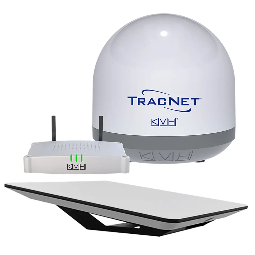 Kvh Hp Starlink Flat Panel Terminal Kit W/Tracnet Coastal Pro 5G/Wifi Compact Terminal W/Tracnet Hub [72-1048/01-0465] 1