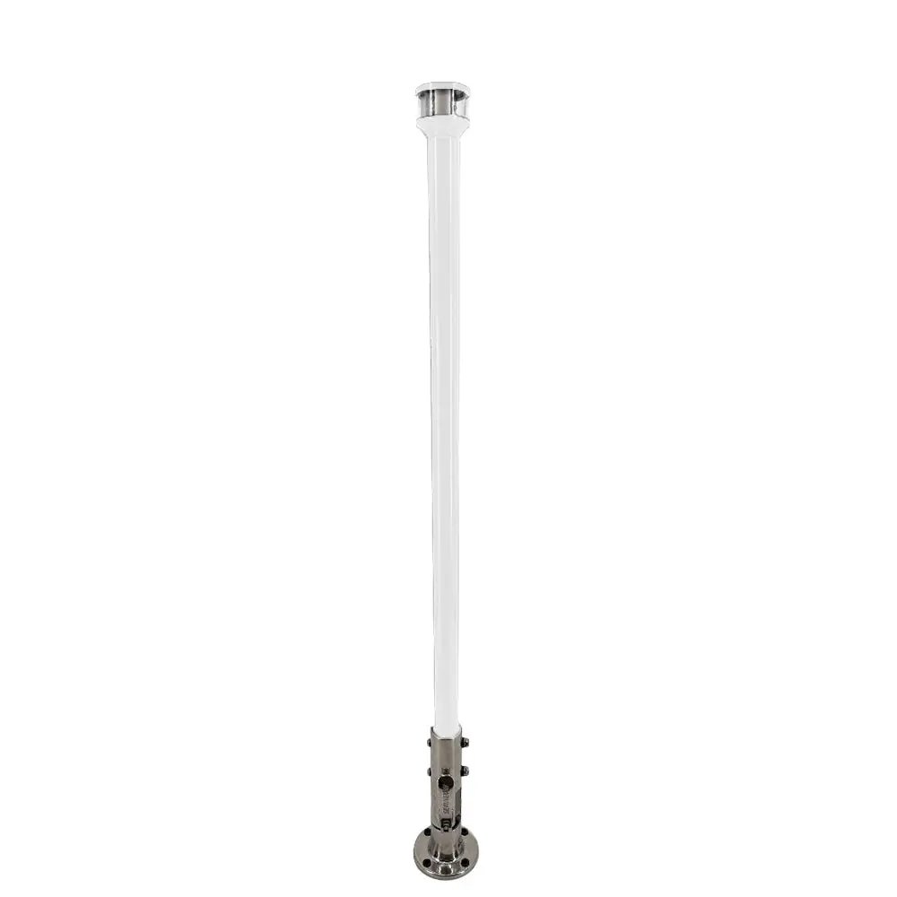 Seaview 24" Manually Folding Light Post W/316 Stainless Steel Base  Ltbled12c5 Navigation Light - White [Svmhb124ledssw] 1
