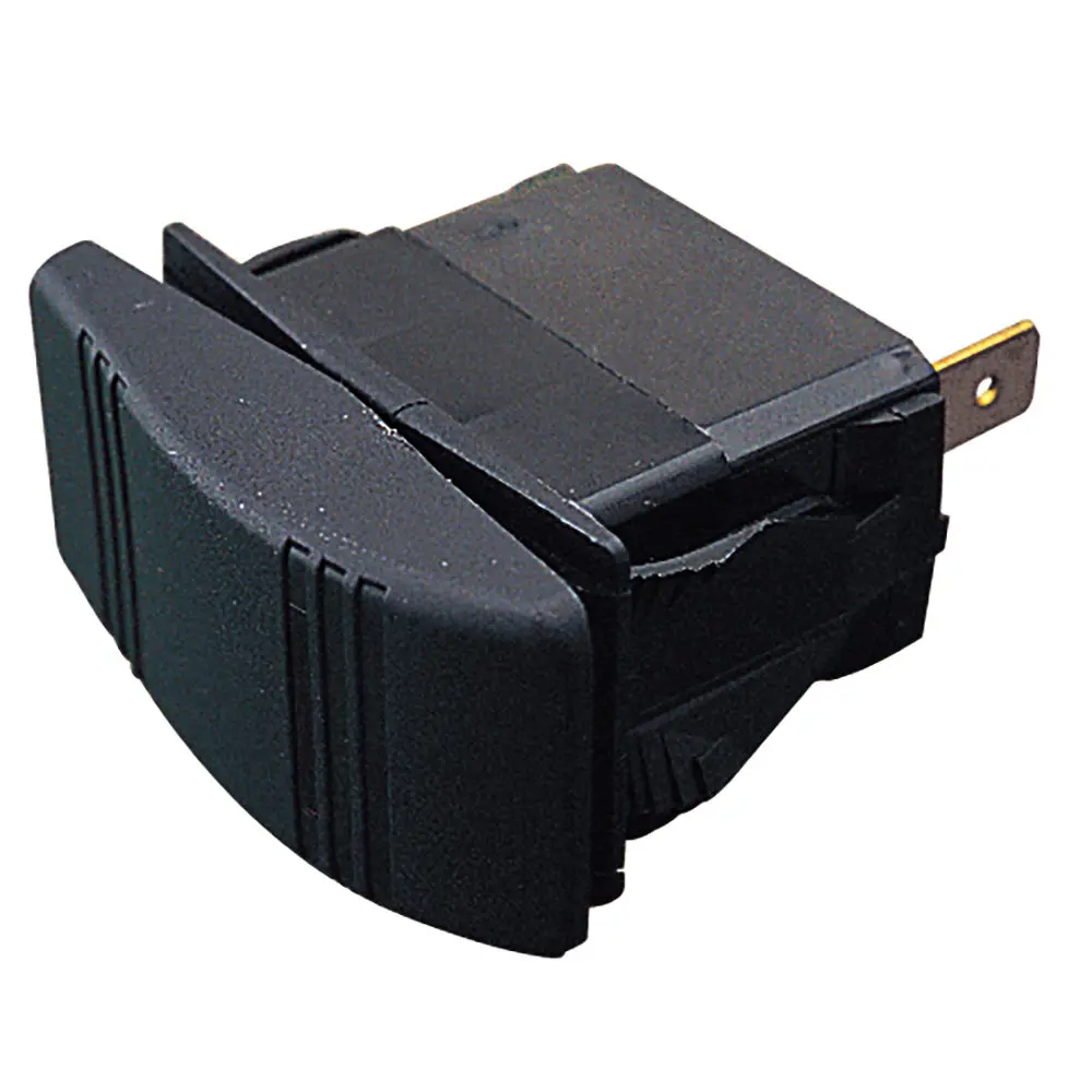 Sea-Dog Illuminating Contura Rocker Switch - Stamped Brass/Injection Molded Nylon/Polycarbonate [420211-1] 1
