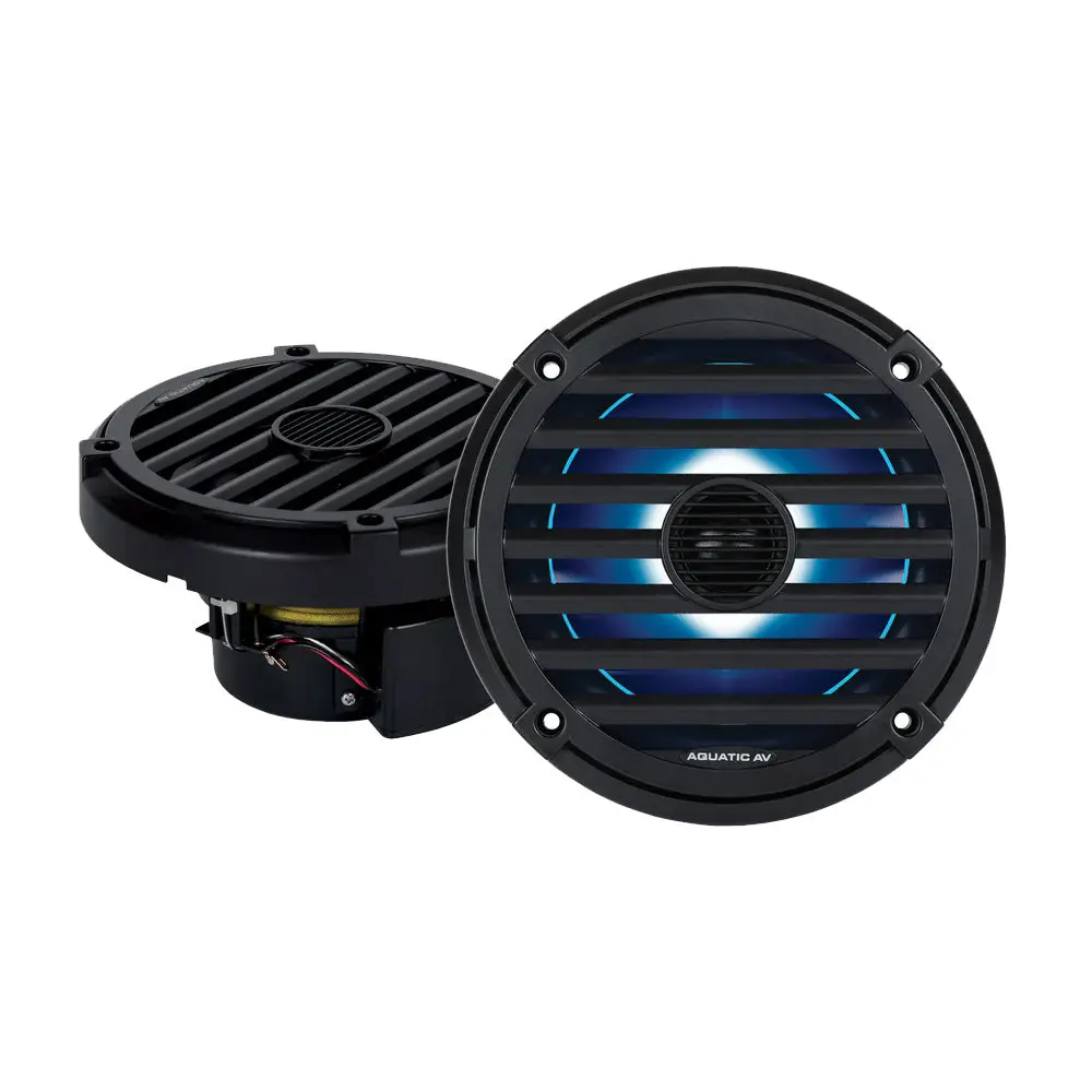 Aquatic Av Elite 6.5" Rgb Speakers - Black - Pair [El424] 1