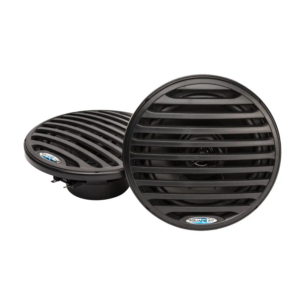 Aquatic Av 6.5" Economy Speakers - Black - Pair [Ec122] 1