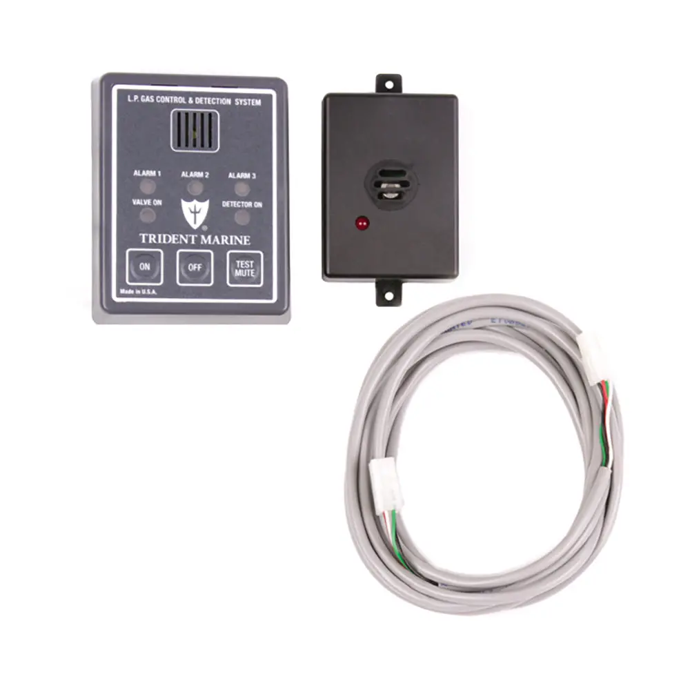 Trident Marine 12/24V Full Detection Panel W/Gas Detector  10' Quick Cable - Solenoid Not Included [1300-7760] 1