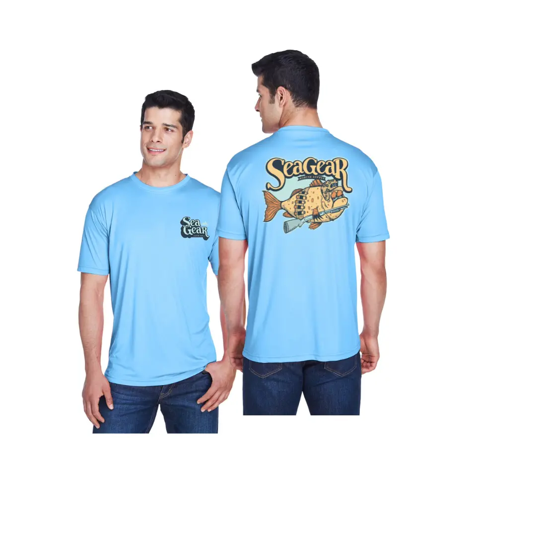 Sea Gear Salty Fish Sun Protection Shirt – Short Sleeve UPF 50+