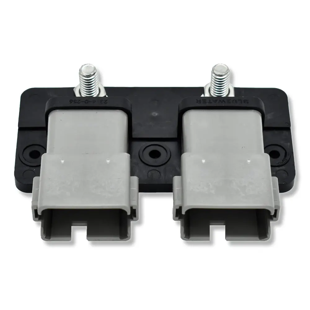 Bluewater Dual 12 Position Male Sealed Deutsch Connector Busbar - 5/16" Stud [2314-D-256] 1