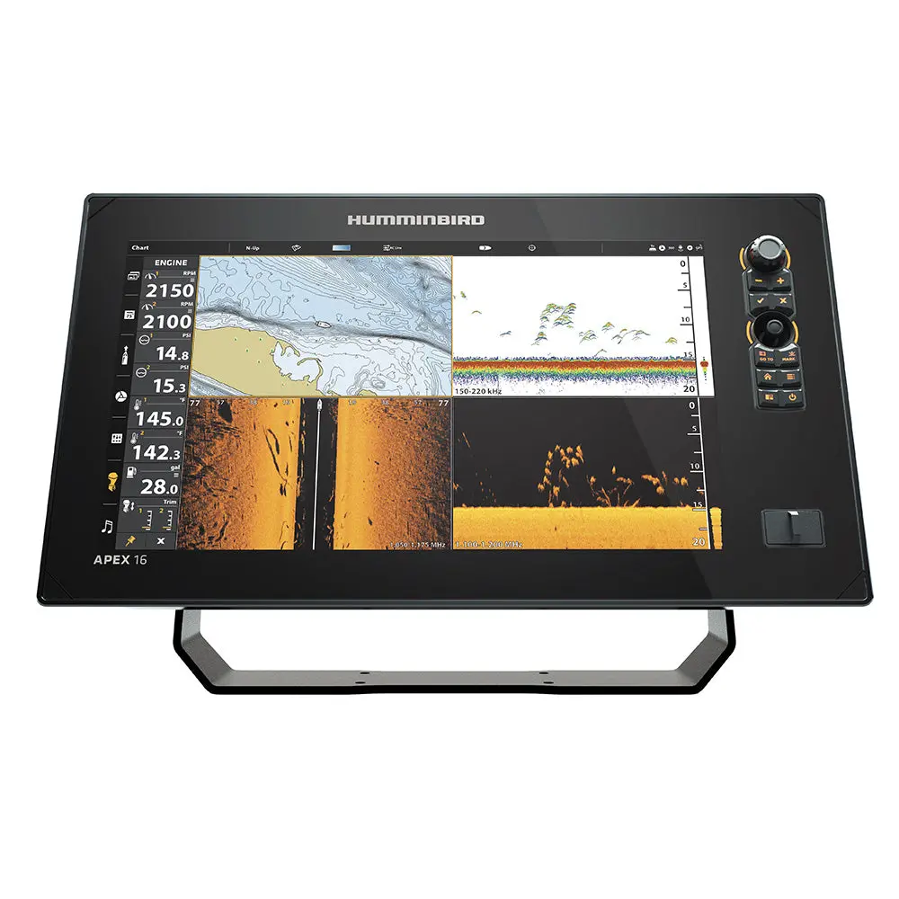 Humminbird Apex 16 Vx Msi+ Chartplotter/Fishfinder W/Transom Mount Transducer [411500-1Vx] 1