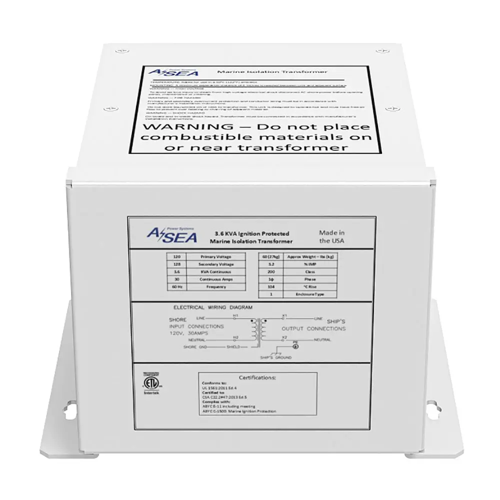 Asea Power Systems 12 Kva Isolation Transformer [634103] 1