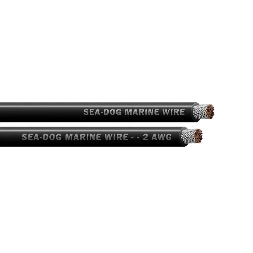 Sea-Dog 2 Awg Black Battery Cable - 400' [8002016] 1