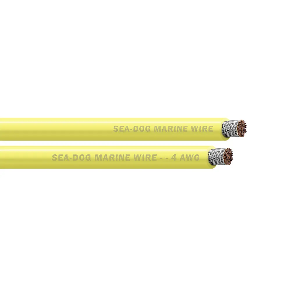 Sea-Dog 4 Awg Yellow Battery Cable - 500' [8004037] 1