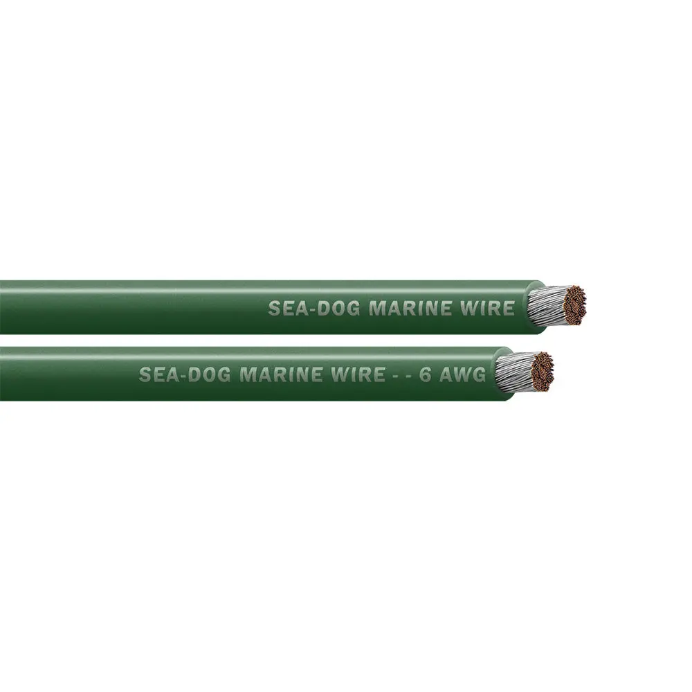 Sea-Dog 6 Awg Green Battery Cable - 500' [8006047] 1
