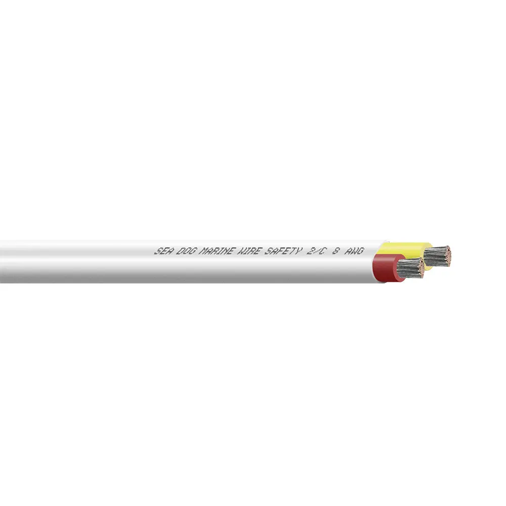 Sea-Dog 8/2 Awg Flat Duplex Safety Wire Red/Yellow - 100' [8008222] 1