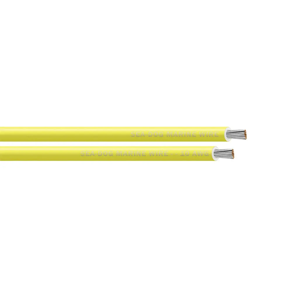 Sea-Dog 10 Awg Yellow Primary Wire - 25' [8010030] 1