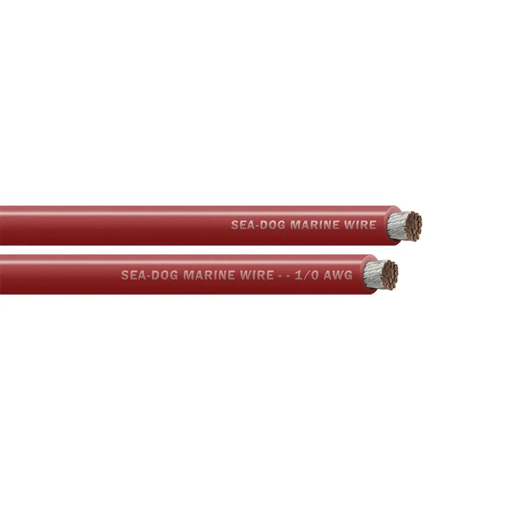 Sea-Dog 1/0 Awg Red Battery Cable - 50' [8011021] 1