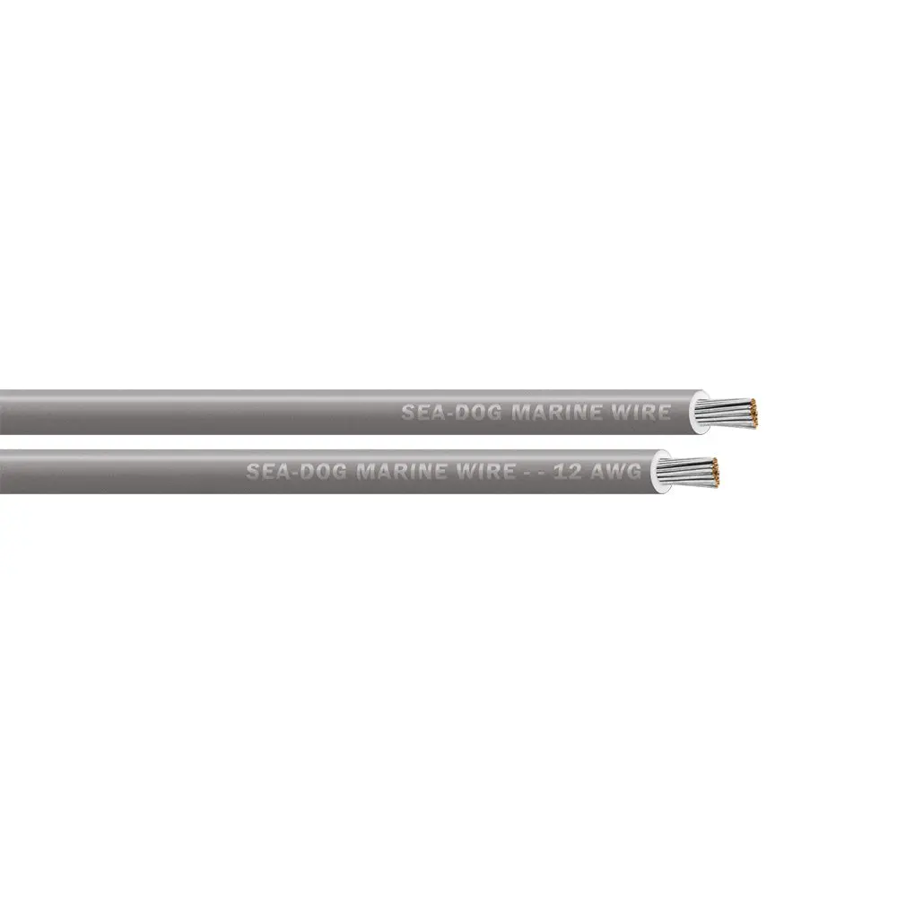 Sea-Dog 12 Awg Grey Primary Wire - 100' [8012112] 1