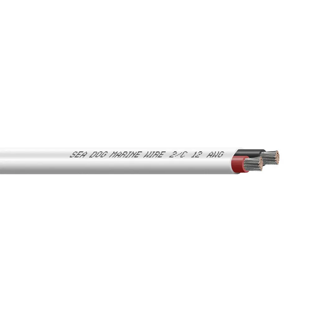 Sea-Dog 12/2 Awg Flat Duplex Wire - Red/Black - 100' [8012202] 1