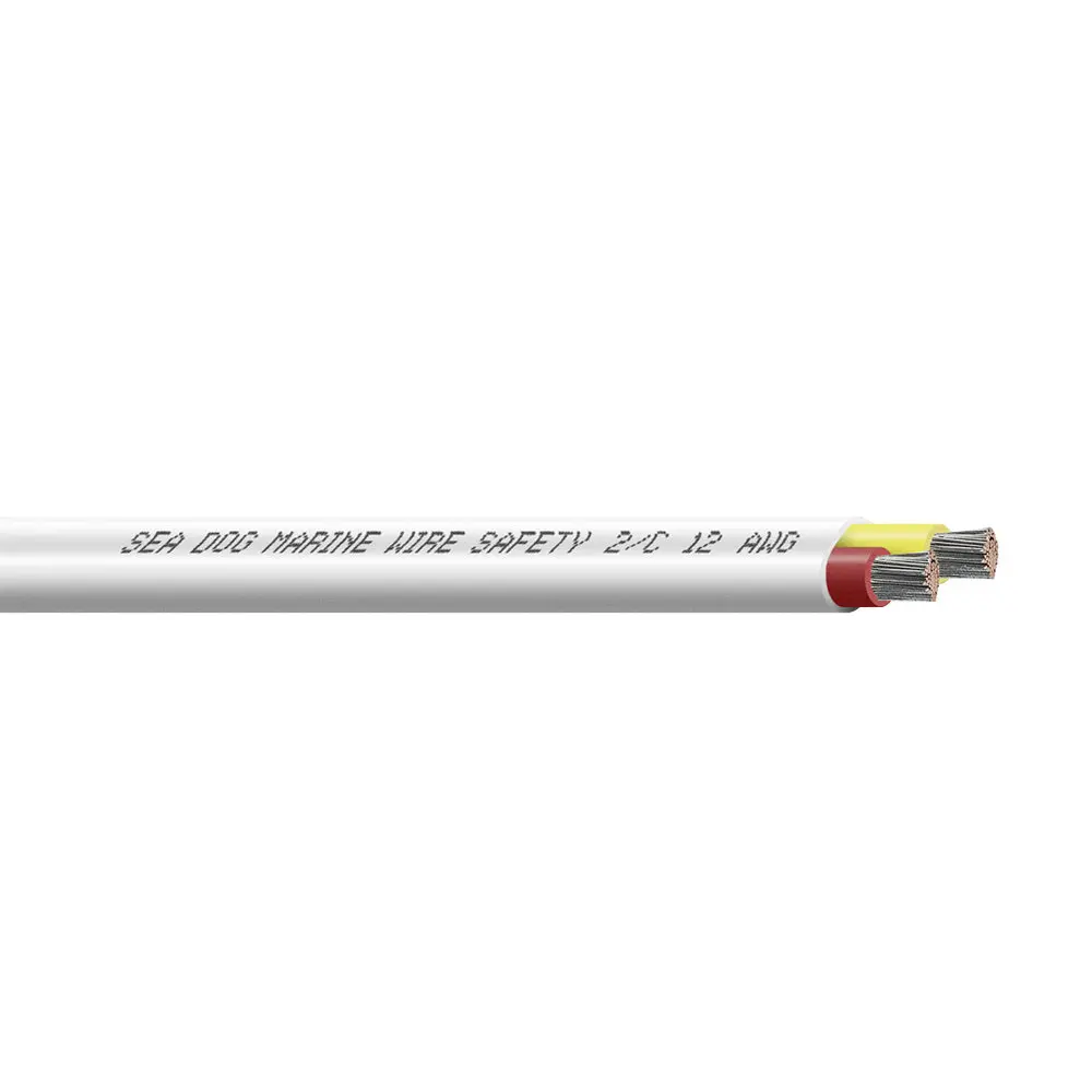 Sea-Dog 12/2 Awg Flat Duplex Safety Wire - Red/Yellow - 25' [8012220] 1
