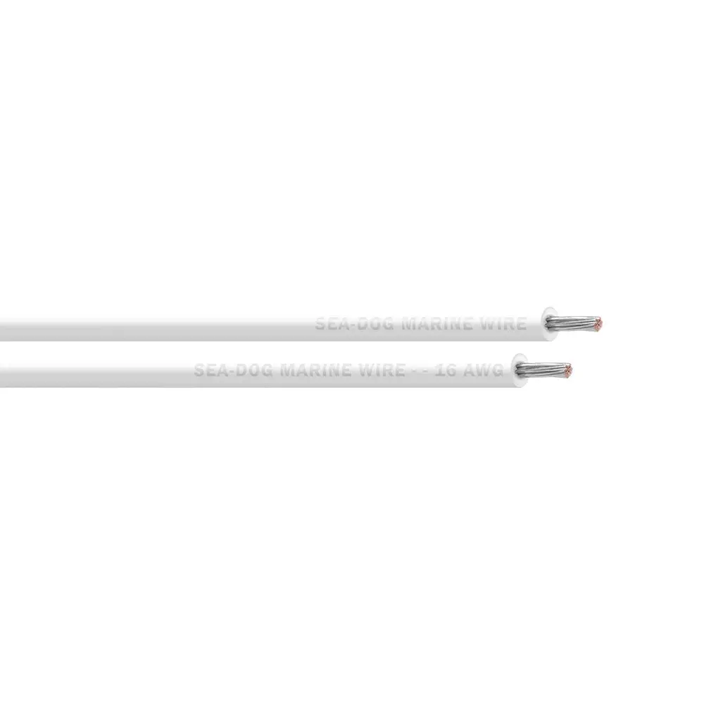 Sea-Dog 16 Awg White Primary Wire - 25' [8016050] 1