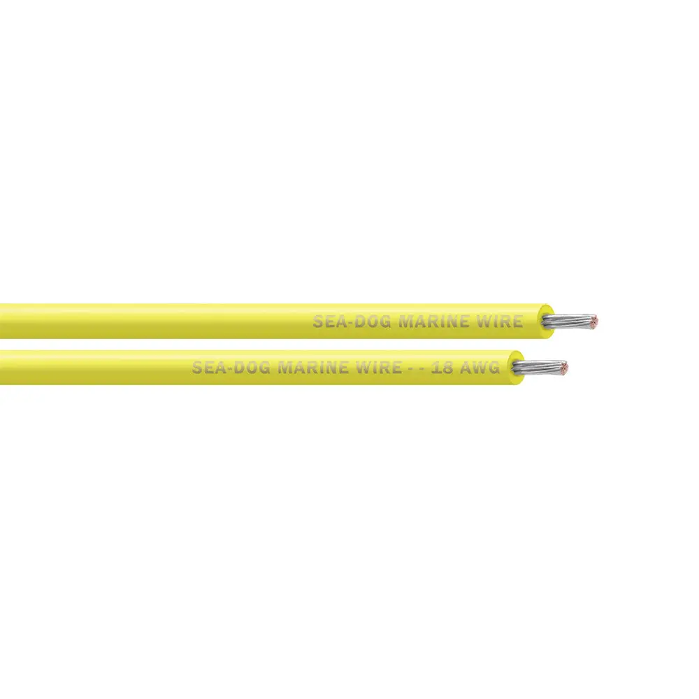 Sea-Dog 18 Awg Yellow Primary Wire - 500' [8018037] 1