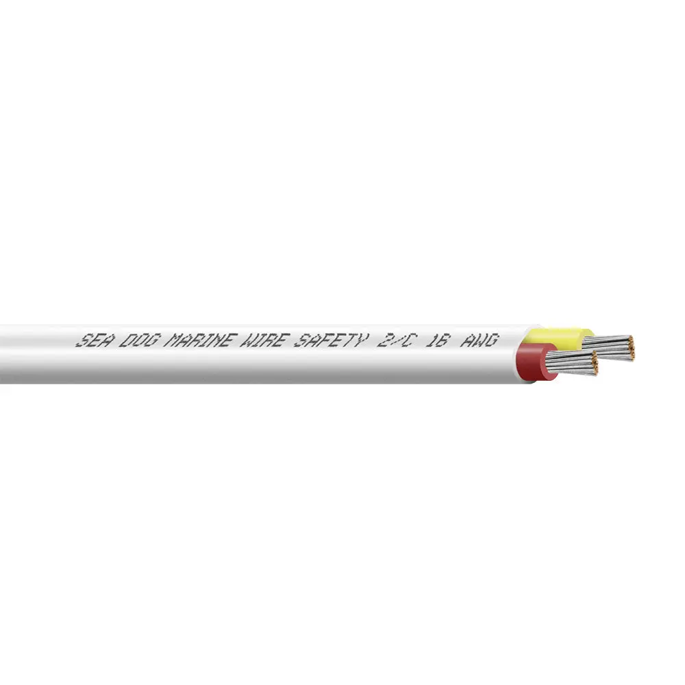Sea-Dog 18/2 Awg Duplex Safety Wire - Red/Yellow - 1000' [8018229] 1