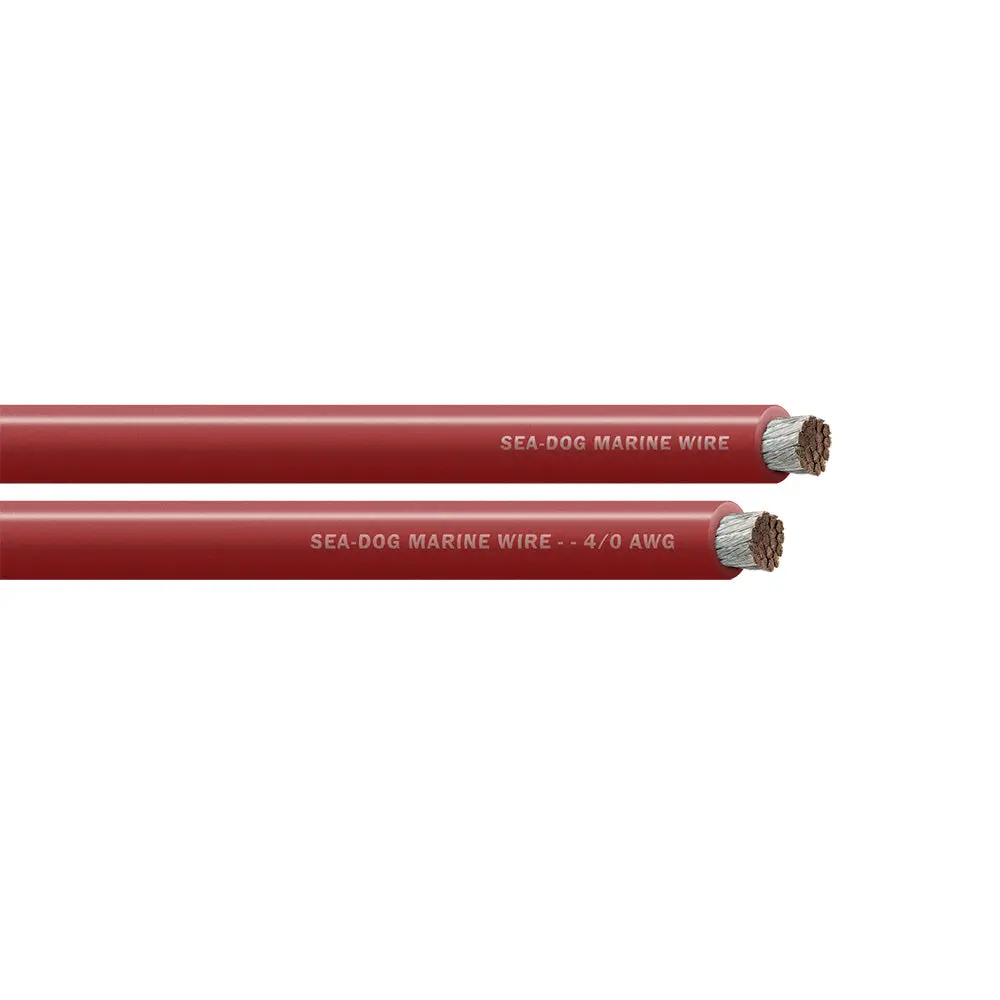 Sea-Dog 4/0 Awg Red Battery Cable - 100' [8041022] 1