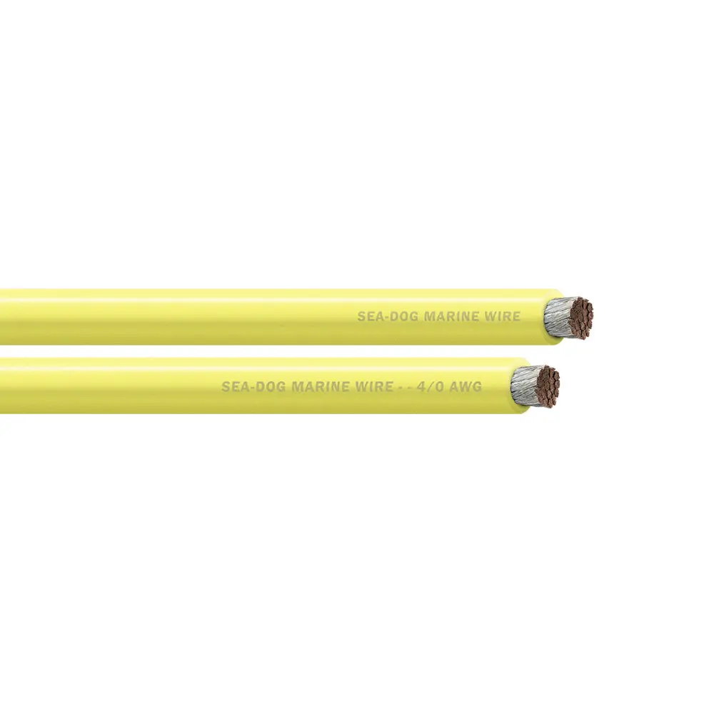 Sea-Dog 4/0 Awg Yellow Battery Cable - 25' [8041030] 1
