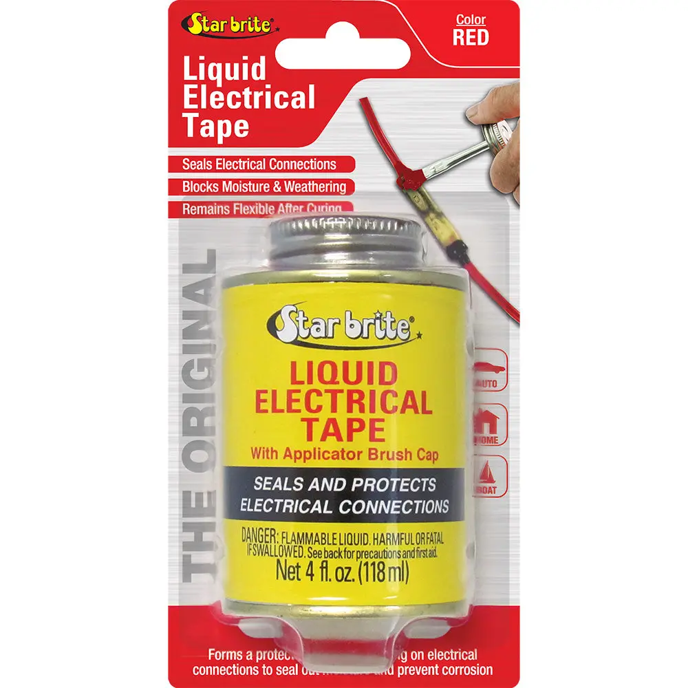 Star Brite Liquid Electrical Tape - Red - 4 Oz [84105] 1
