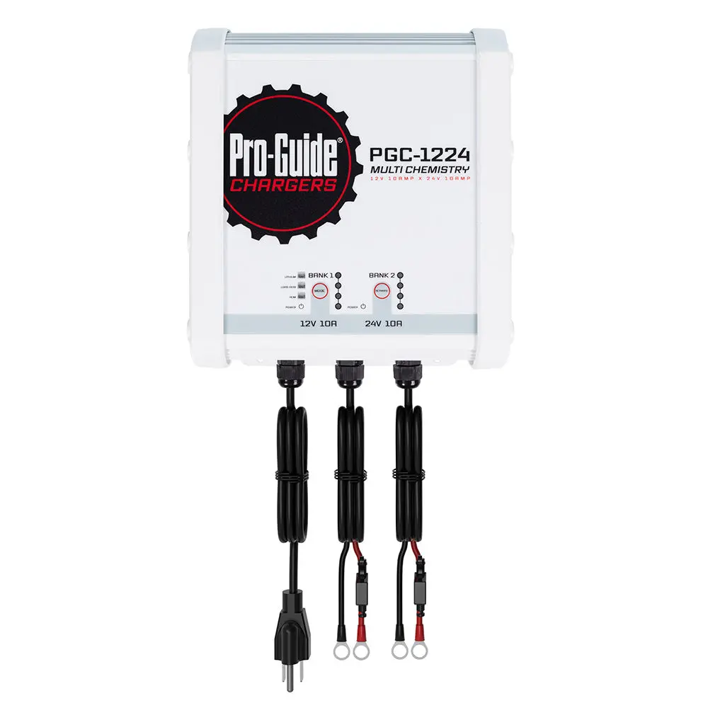 Pro-Guide 2 Bank On-Board Battery Charger - (1) 12V / (1) 24V - 20-Amp [Pgc-1224] 1